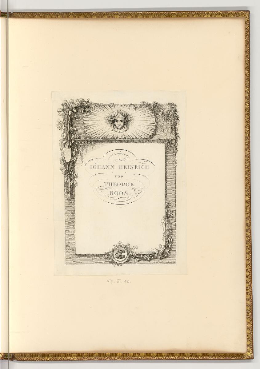 Radierungen von und nach Johann Heinrich Roos, Johann Heinrich und Theodor Roos., Inv. Nr.: Deu…