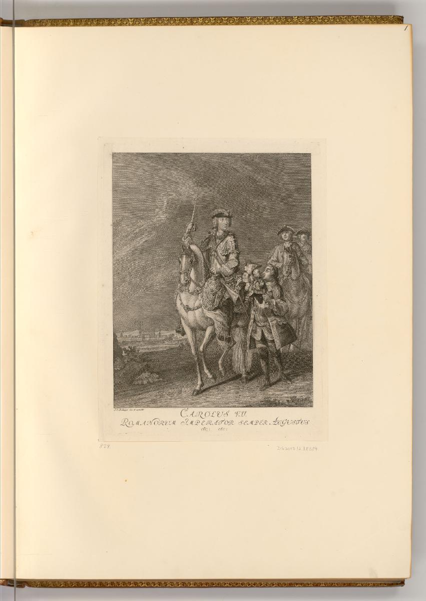 Radierungen von und nach Johann Elias Ridinger, Karl VII., Inv. Nr.: Deutsch nach Sektionen III…