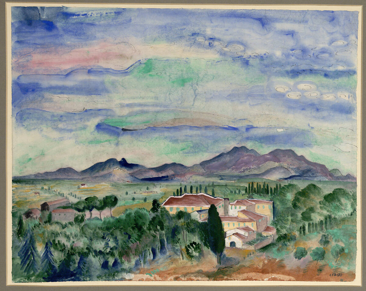 Südliche Landschaft, Josef Eberz