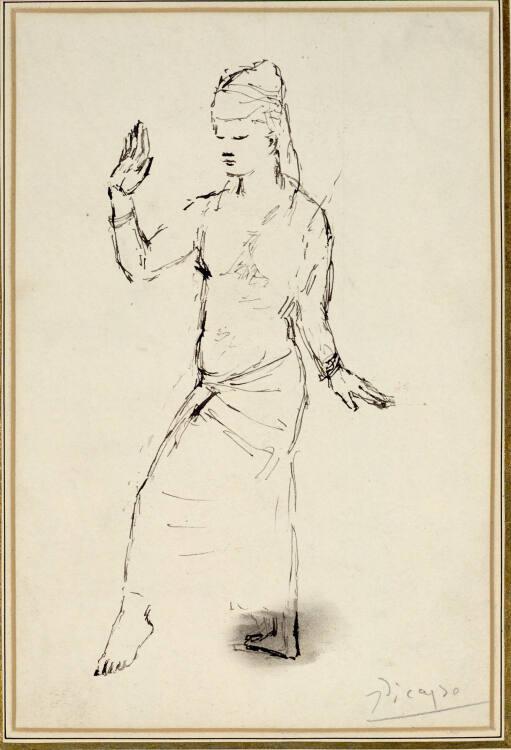 Pablo Picasso, Nubische Tänzerin, Inv. Nr.: 23950