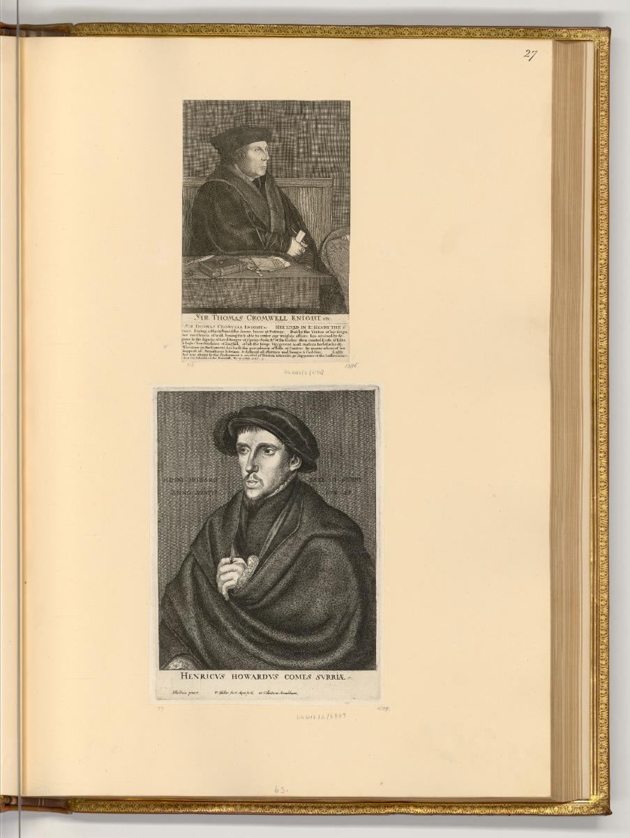 Radierte Porträts von Wenzel Hollar, Porträts Thomas Cromwell, Henry Howard, Earl of Surrey, In…