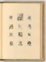 Radierte Porträts von Wenzel Hollar, Titelblatt, Varie Figure 1646; Kopfstudien und Porträts, I…