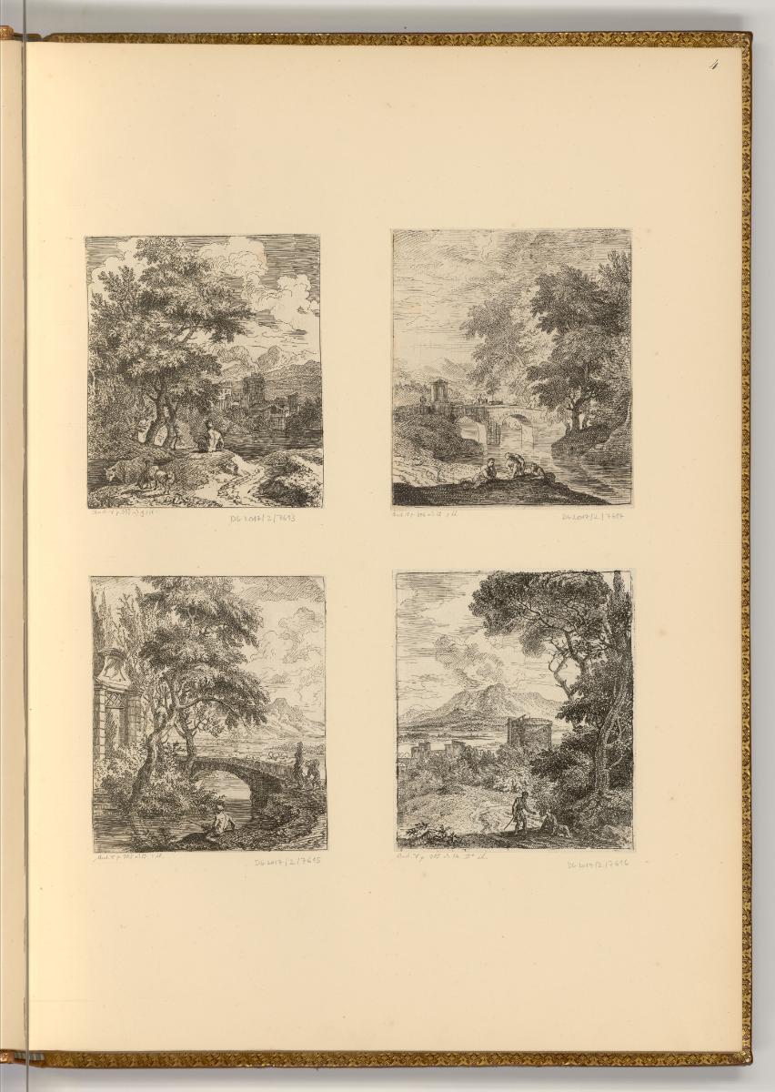 Deutsche Radierungen des 17. und 18. Jahrhunderts, Landschaften, Inv. Nr.: Deutsch nach Sektion…