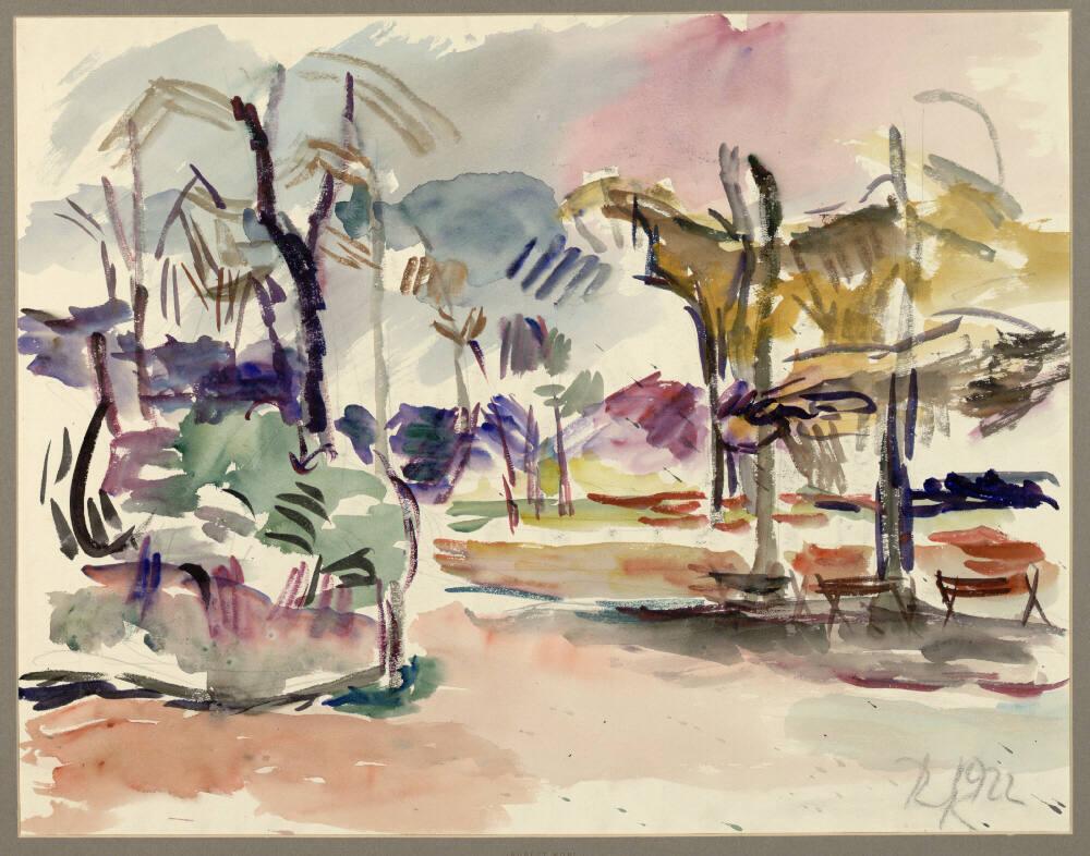 Robert Kohl, Weg im Park, Inv. Nr.: 23978
