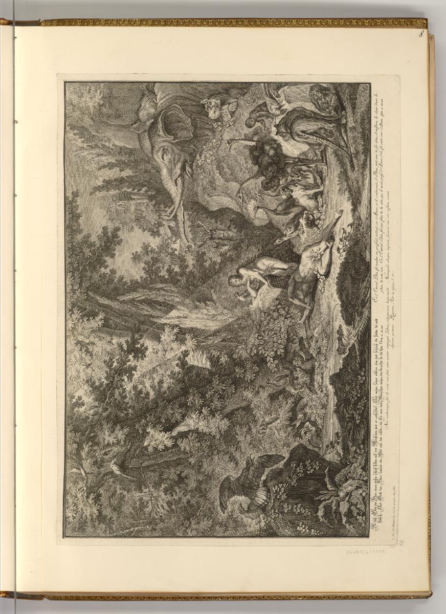 Radierungen von Johann Elias Ridinger, Schöpfung Evas, Inv. Nr.: Deutsch nach Sektionen III/13,…