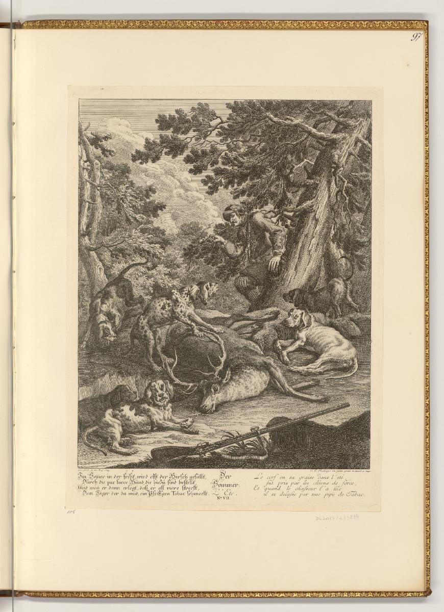 Radierungen von Johann Elias Ridinger, Der Sommer, Inv. Nr.: Deutsch nach Sektionen III/13, D/I…