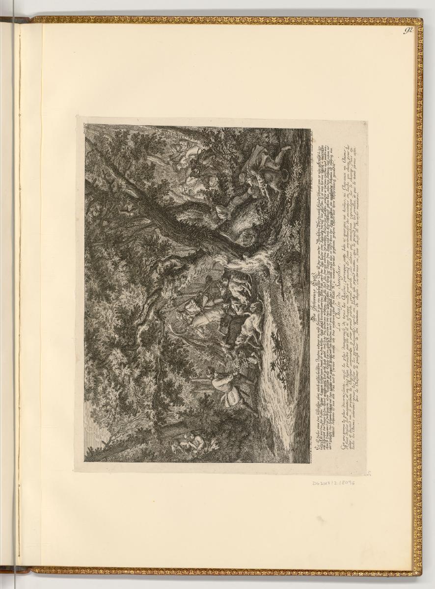 Radierungen von Johann Elias Ridinger, Die Schweins Hatz, Inv. Nr.: Deutsch nach Sektionen III/…