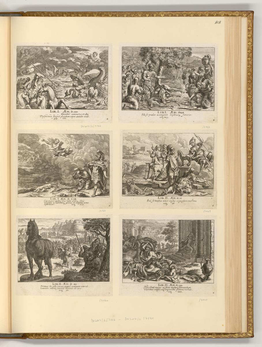 Deutsche Radierungen des 17. Jahrhunderts, Vergil: Aeneis (Buchillustration), Inv. Nr.: Deutsch…