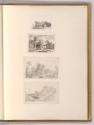 Radierungen von Carl Philipp Schallhas; Josef Abel und Franz Rechberger, Landschaften und Ruine…