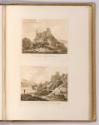 Radierungen von Carl Philipp Schallhas; Josef Abel und Franz Rechberger, Das verfallene Schloss…