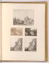 Radierungen von Carl Philipp Schallhas; Josef Abel und Franz Rechberger, Landschaften, Inv. Nr.…