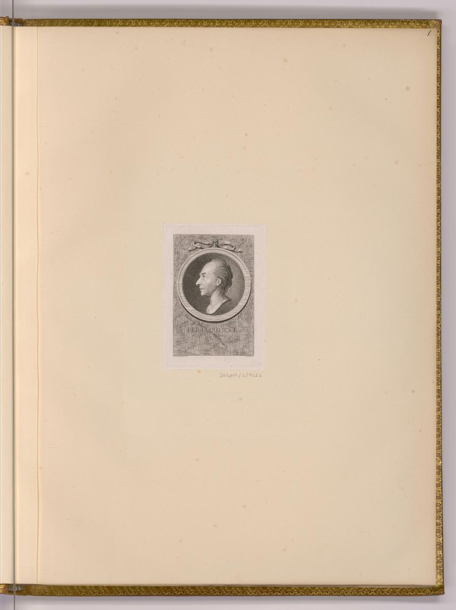 Radierungen von Bernhard Rode, Porträt Bernhard Rode, Inv. Nr.: Deutsch nach Sektionen III/21, …