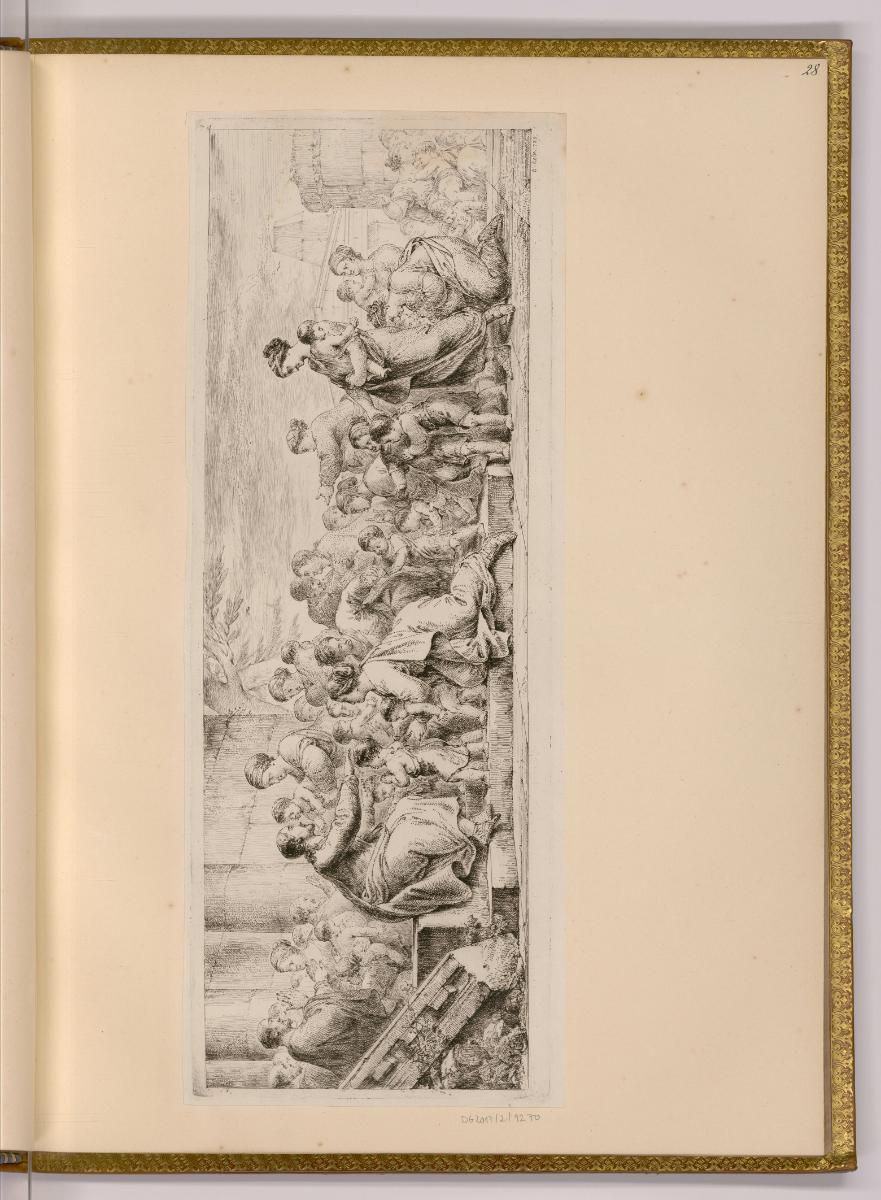 Radierungen von Bernhard Rode, Christus segnet die Kinder, Inv. Nr.: Deutsch nach Sektionen III…