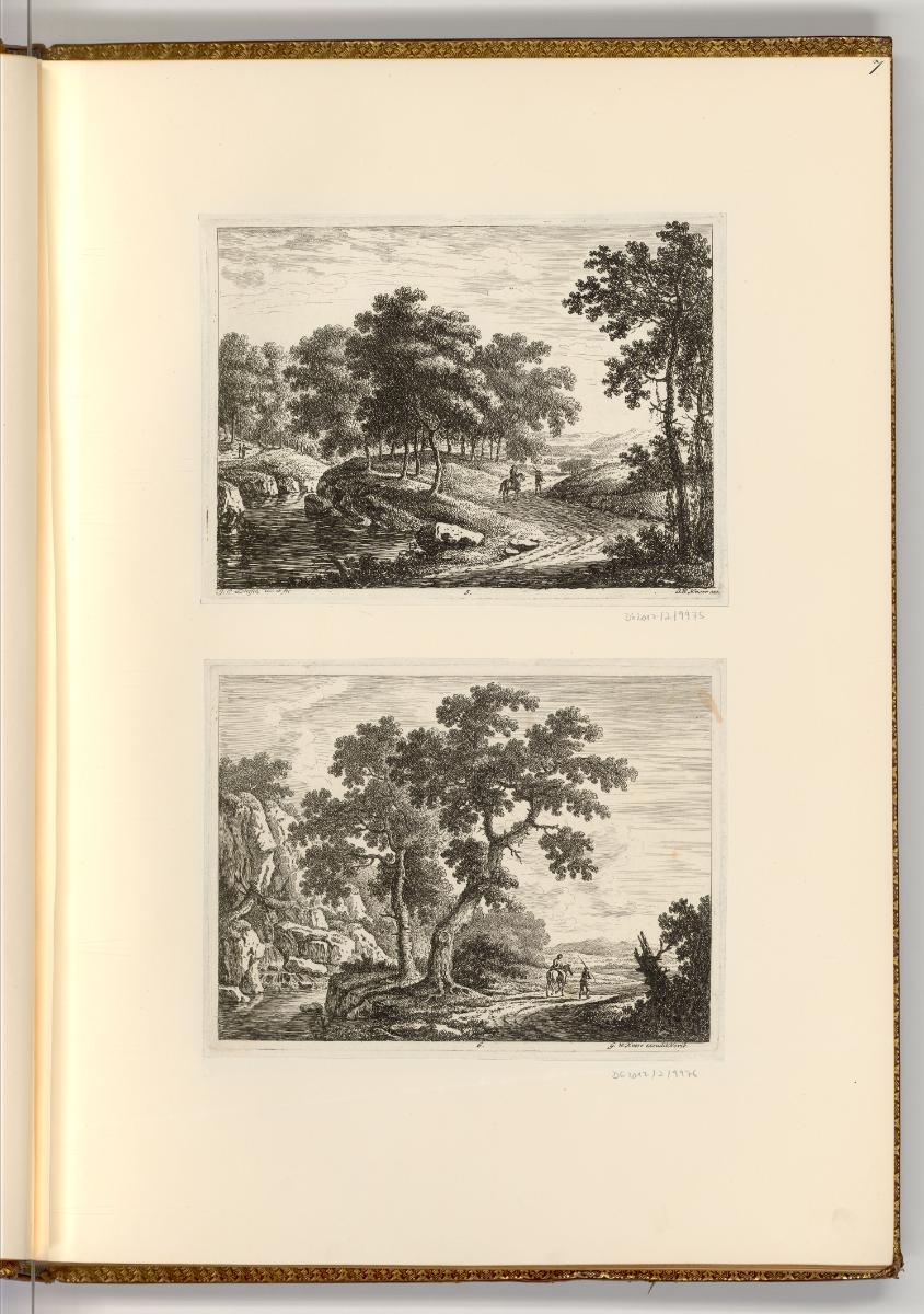 Deutsche Radierungen des 18. Jahrhunderts, Landschaften, Inv. Nr.: Deutsch nach Sektionen III/2…