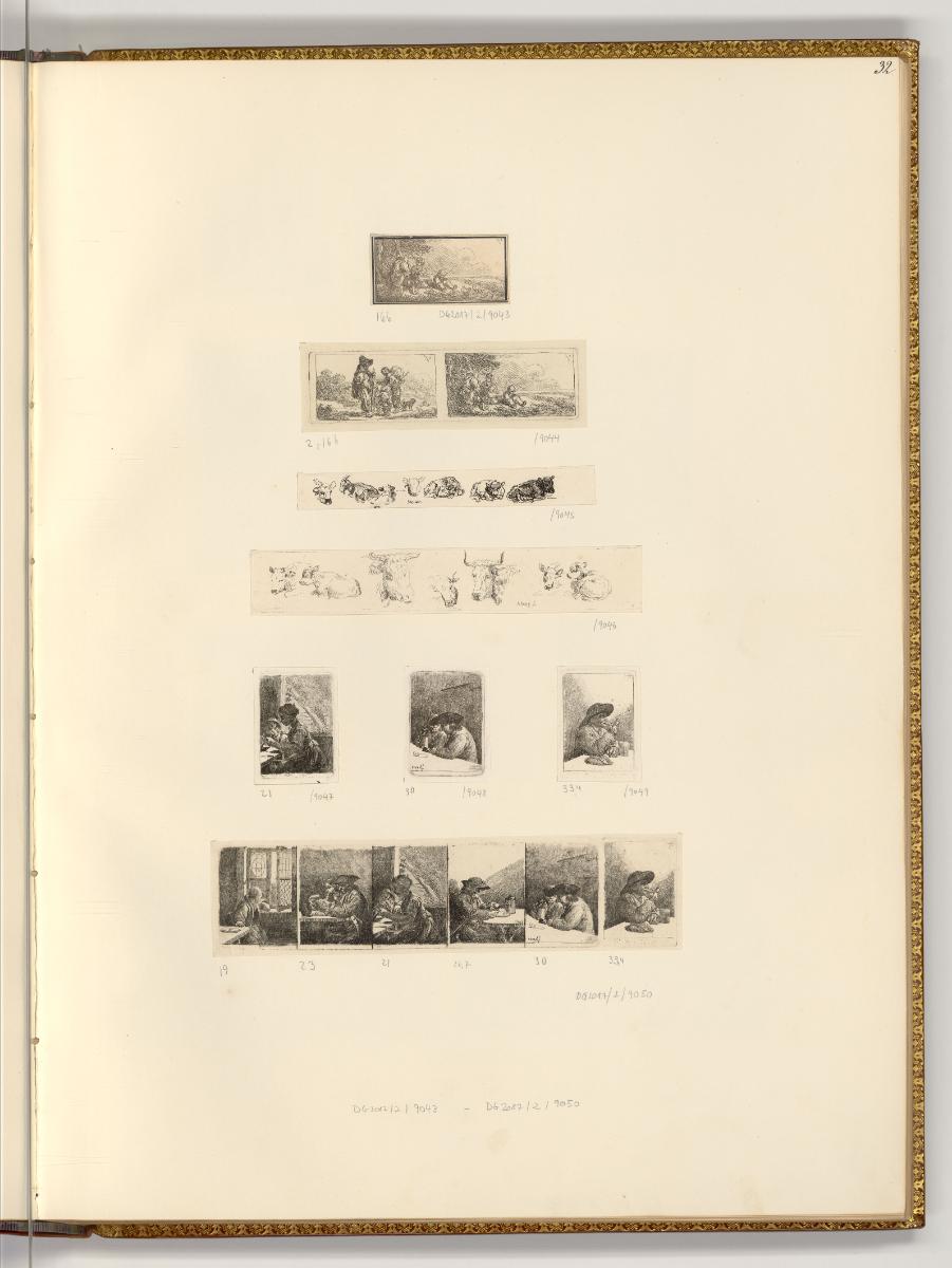 Deutsche Radierungen des 18. Jahrhunderts, Tierstudien; Interieur-Szenen, Inv. Nr.: Deutsch nac…