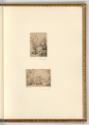 Radierungen von Christian Wilhelm Ernst Dietrich, Hl. Hieronymus im Wald, schreibend;  Hl. Petr…