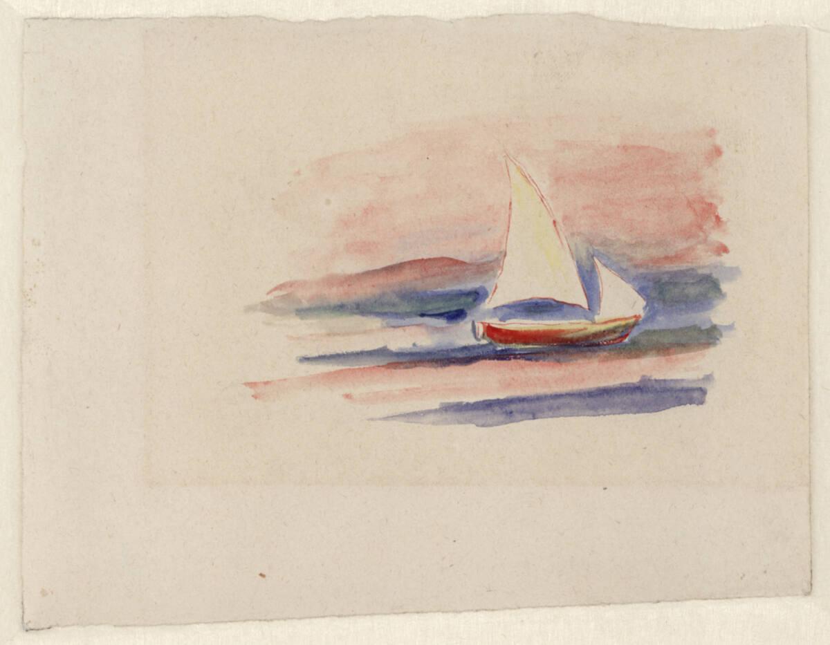 Pierre-Auguste Renoir, Segelboot, Inv. Nr.: 24109