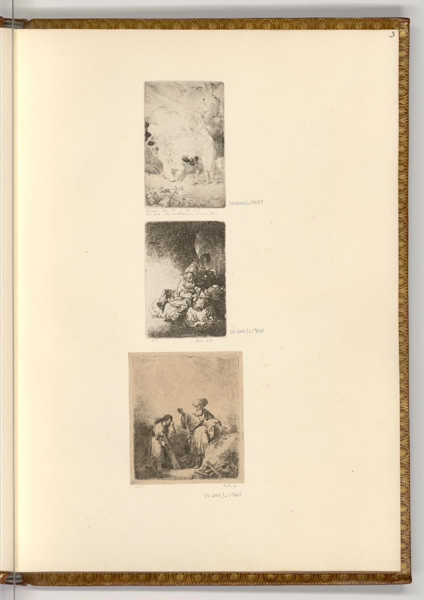 Radierungen von Christian Wilhelm Ernst Dietrich, Adam und Eva; Loth und seine Töchter; Abraham…