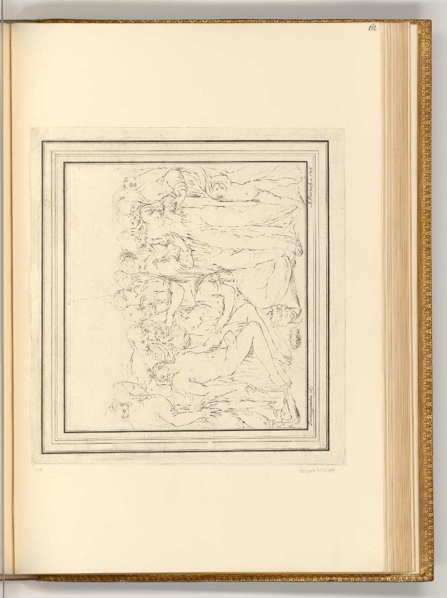 Druckgrafiken von Adam von Bartsch, Die Waschung und Salbung des Leichnams Christi, Inv. Nr.: D…