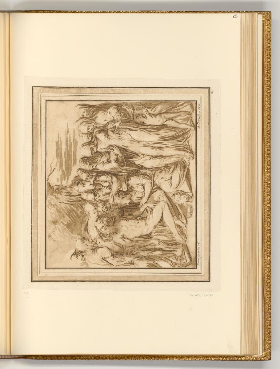Druckgrafiken von Adam von Bartsch, Die Waschung und Salbung des Leichnams Christi, Inv. Nr.: D…