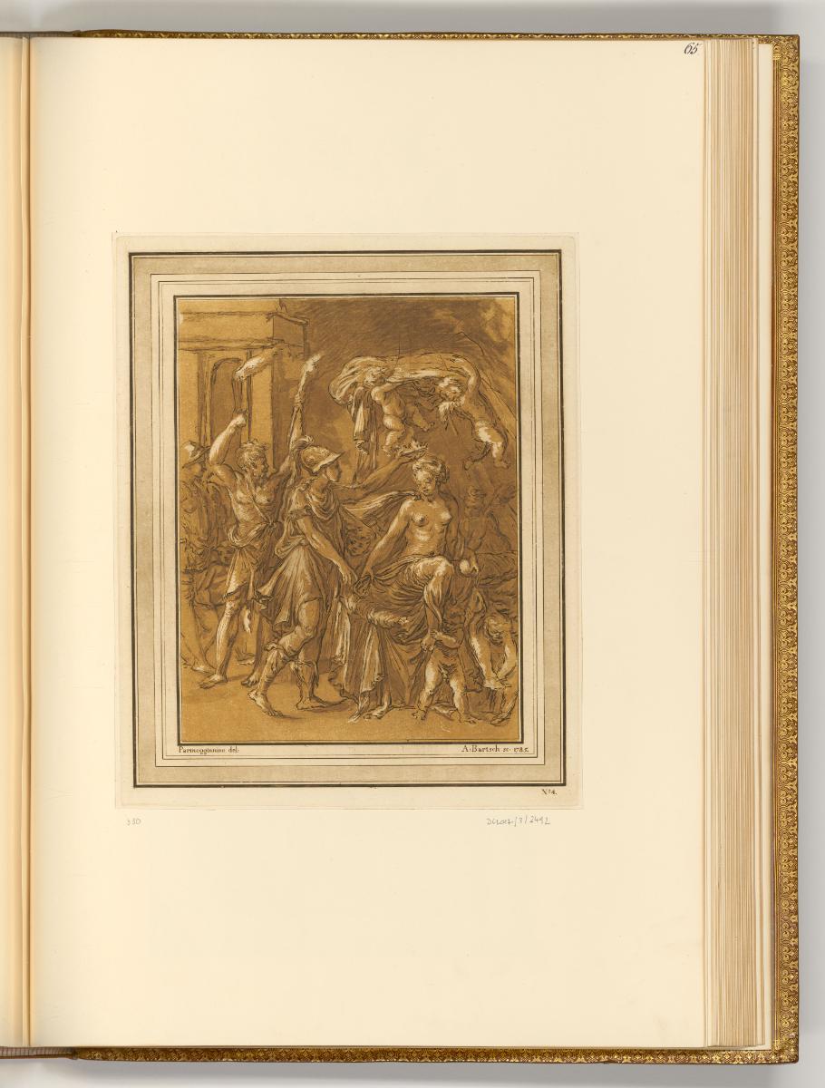 Druckgrafiken von Adam von Bartsch, Die Hochzeit von Alexander und Roxane, Inv. Nr.: Deutsch na…