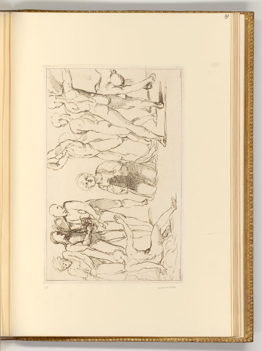 Druckgrafiken von Adam von Bartsch, Die Steinigung des heiligen Stephanus, Inv. Nr.: Deutsch na…