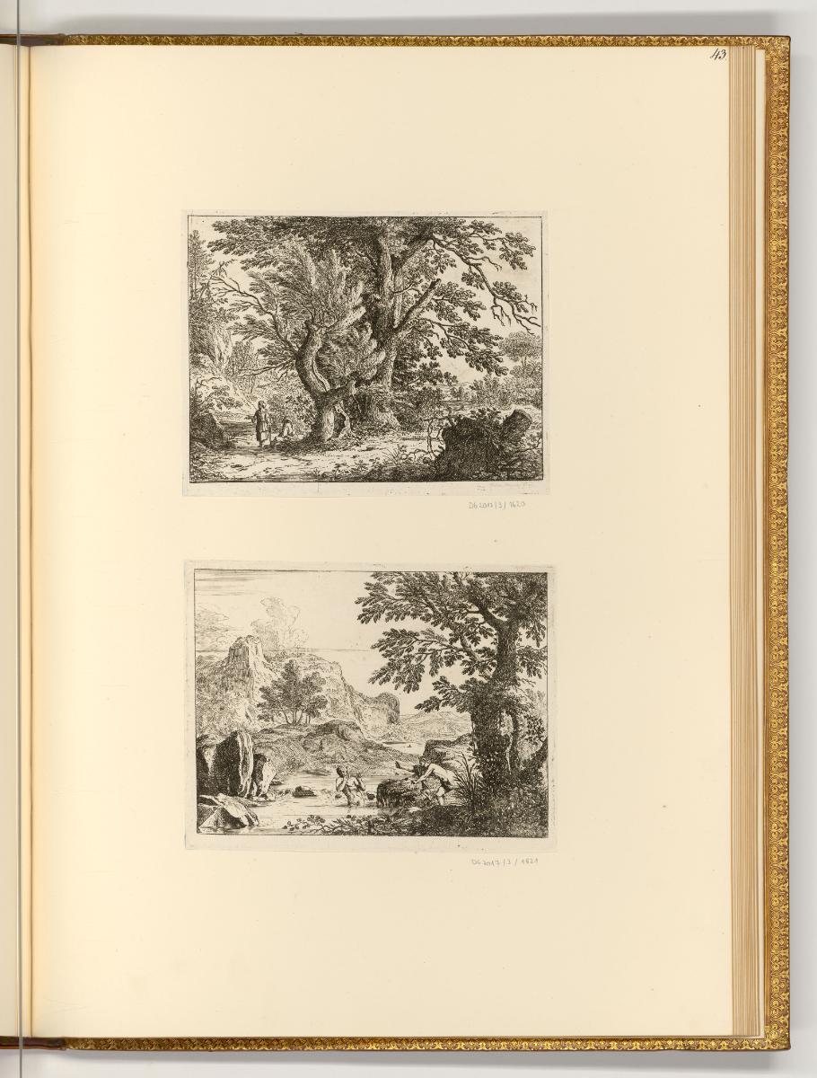 Deutsche Radierungen des 17. und 18. Jahrhunderts, Landschaften, Inv. Nr.: Deutsch nach Sektion…