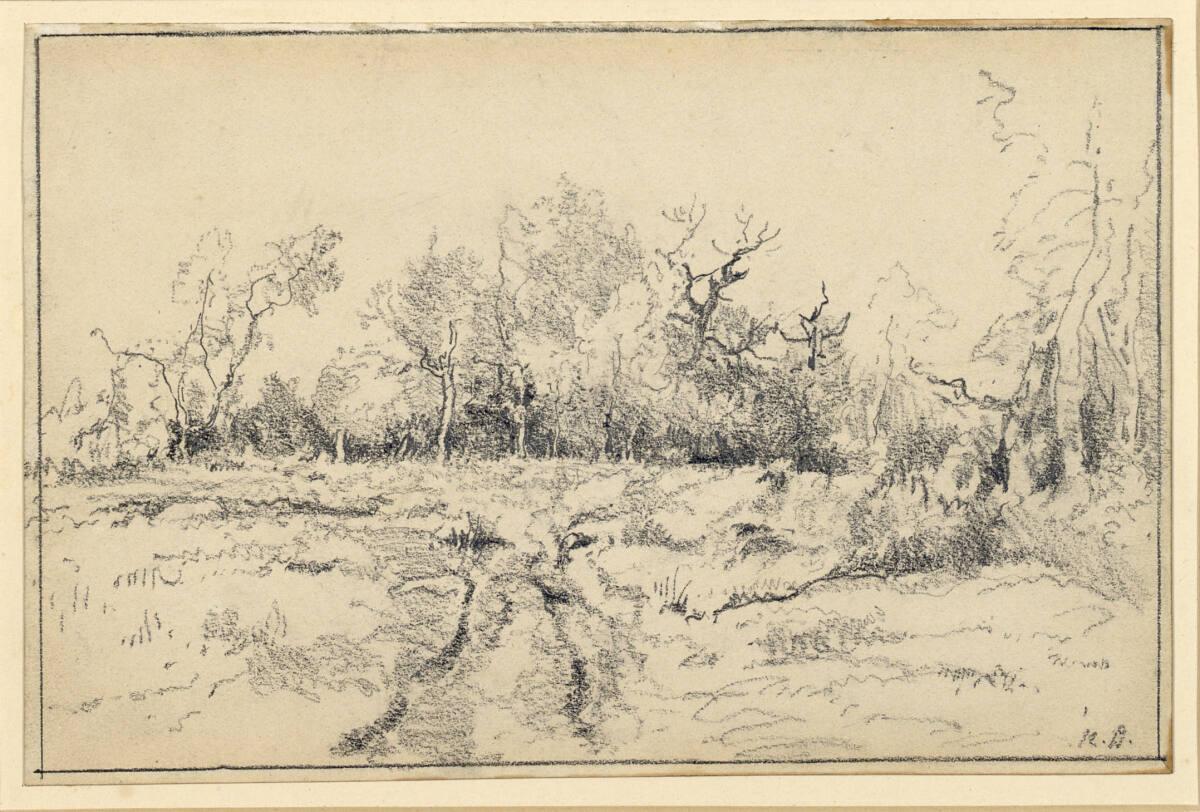 Narcisse Virgilio Diaz de la Peña, Waldlichtung mit Weg, Inv. Nr.: 24190