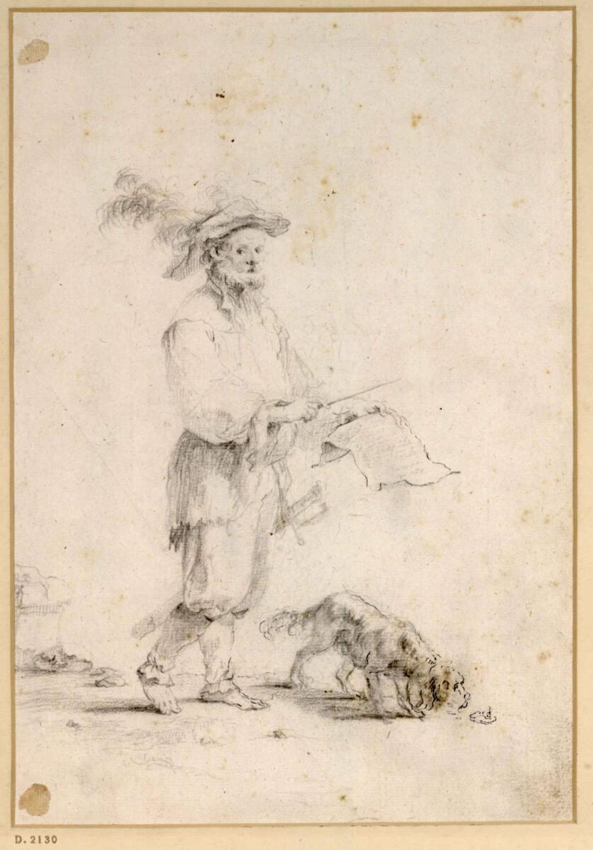 Martin Johann Schmidt, gen. Kremser Schmidt, Gerichtsbüttel mit Hund, Inv. Nr.: 24208