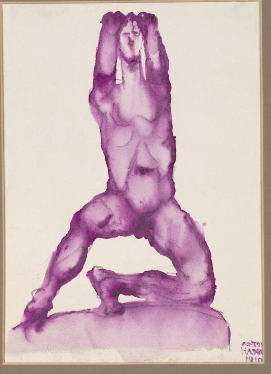 Studie zu einer Plastik, Anton Hanak, 1910