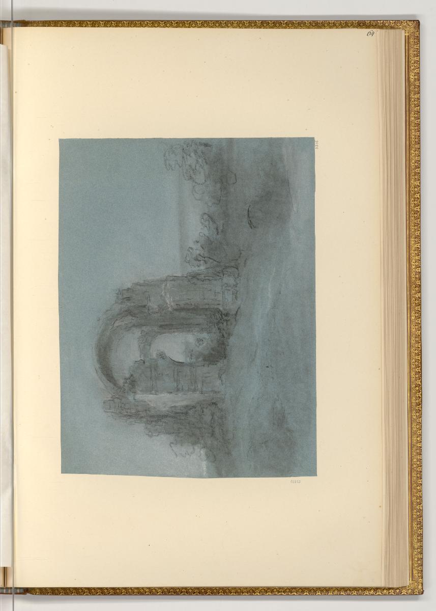 Zeichnungen von Martin von Molitor, Ruine eines alten Bauwerkes, Inv. Nr.: Deutsch nach Sektion…