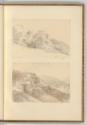 Martin von Molitor, Zeichnungen von Martin von Molitor, Schlossruine in der Gegend von Znaim, I…