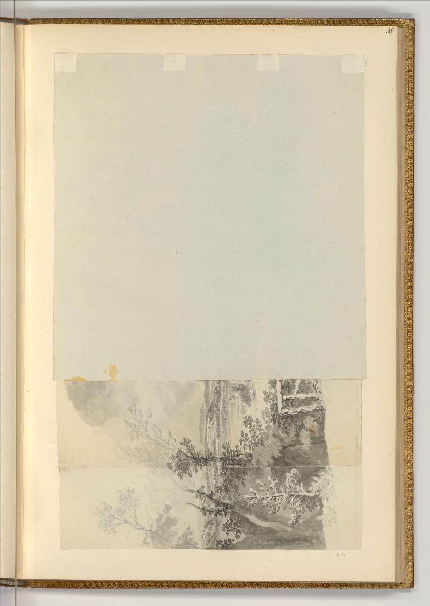 Martin von Molitor, Zeichnungen von Martin von Molitor, Fernsicht vom Park von Frohsdorf, Inv. …