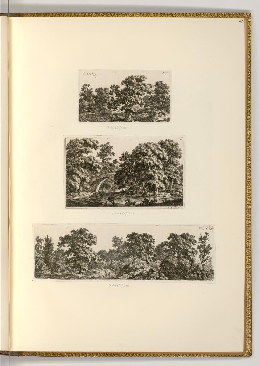 Radierungen von Karl Wilhelm Kolbe, Ländliche Idyllen, Inv. Nr.: Deutsch nach Sektionen III/43,…