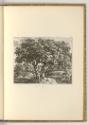 Radierungen von Karl Wilhelm Kolbe, Rastender Wanderer am Waldrand, Inv. Nr.: Deutsch nach Sekt…
