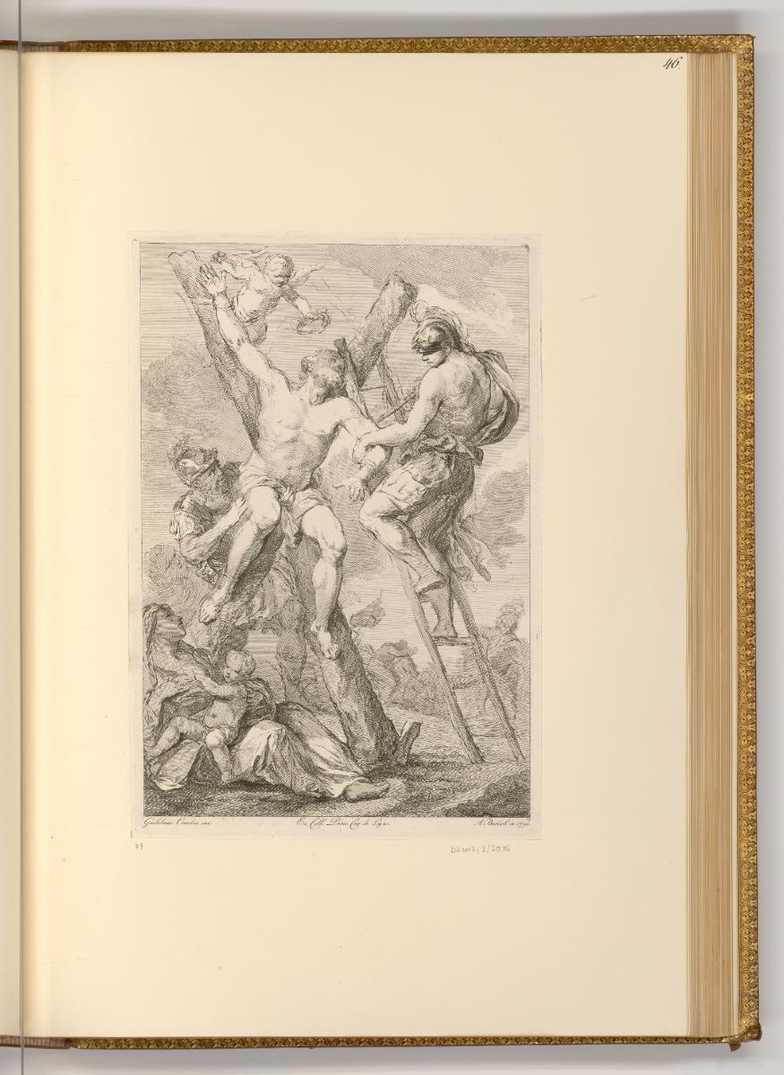 Druckgrafiken von Adam von Bartsch, Das Martyrium des heiligen Andreas, Inv. Nr.: Deutsch nach …
