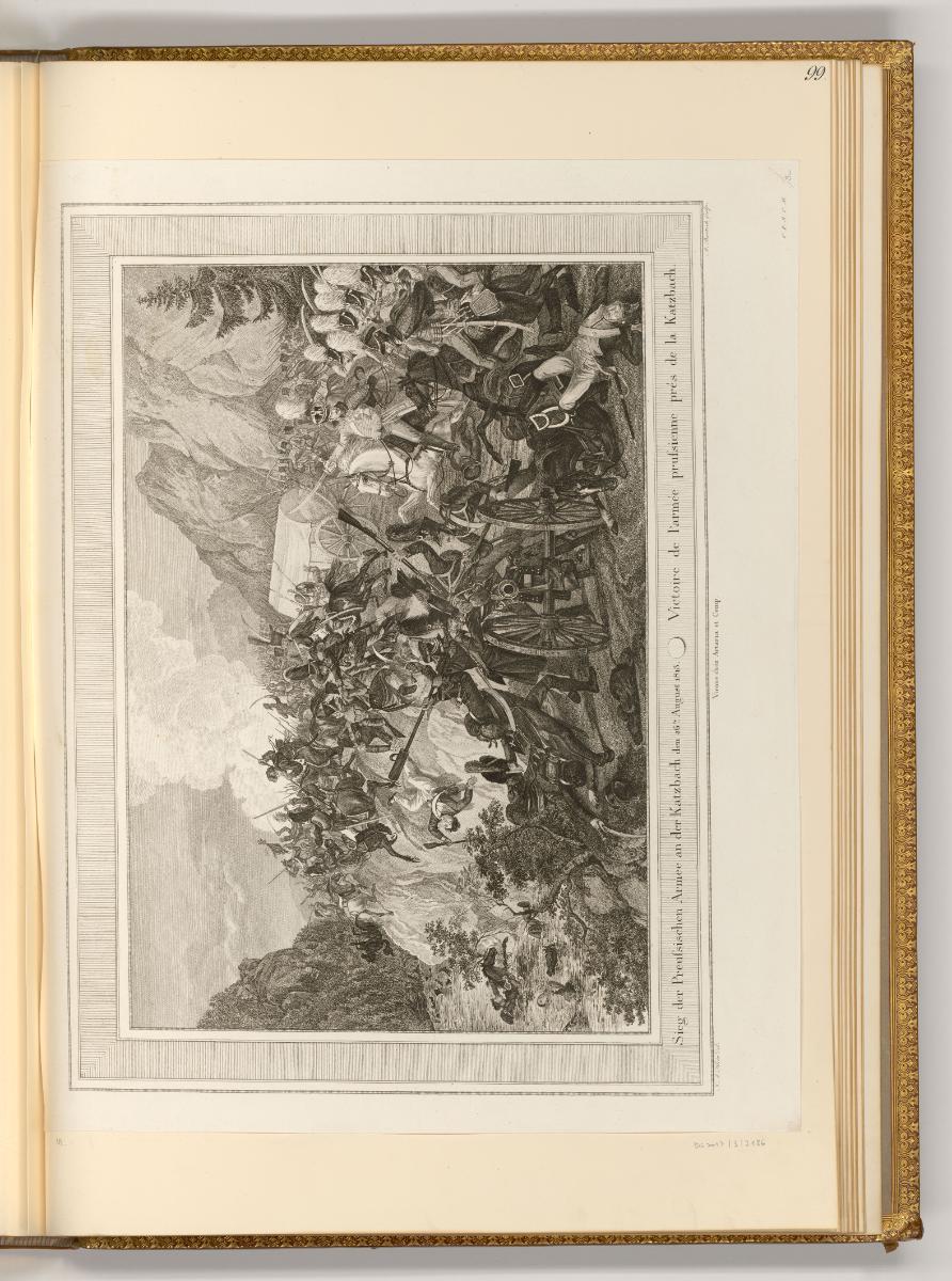 Druckgrafiken von Adam von Bartsch, Sieg der Preussischen Armee an der Katzbach den 26. August …