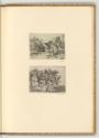 Radierungen von und nach Johann Christian und Friedrich August Brand., Häuser mit Strohdach am …