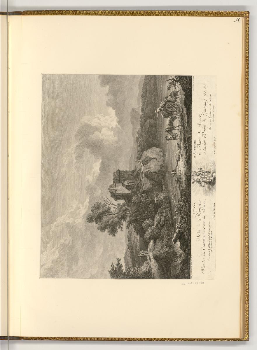 Radierungen von und nach Johann Christian und Friedrich August Brand., I. Vue d'Autriche, Inv. …