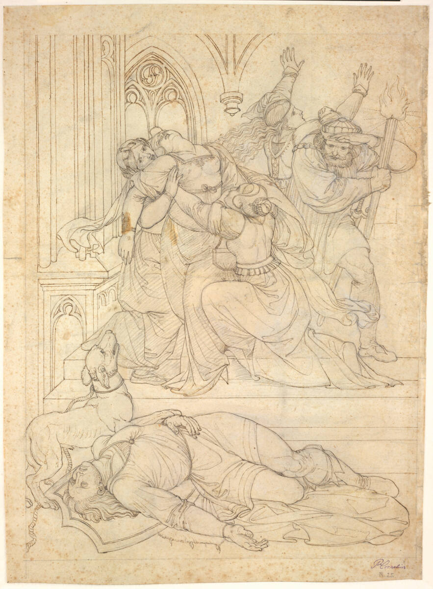 Siegfrieds Leichnam, Peter von Cornelius, 1812
