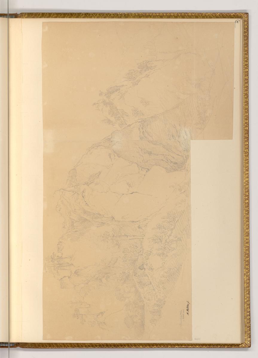 Martin von Molitor, Zeichnungen von Martin von Molitor, Ruine Scheuchenstein, Inv. Nr.: Deutsch…