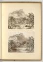 Zeichnungen und Druckgrafiken von Martin von Molitor, Schloßruinen auf einer Felskuppe, Inv. Nr…