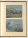 Zeichnungen und Druckgrafiken von Martin von Molitor, Gebäude auf felsiger Höhe, Inv. Nr.: Deut…