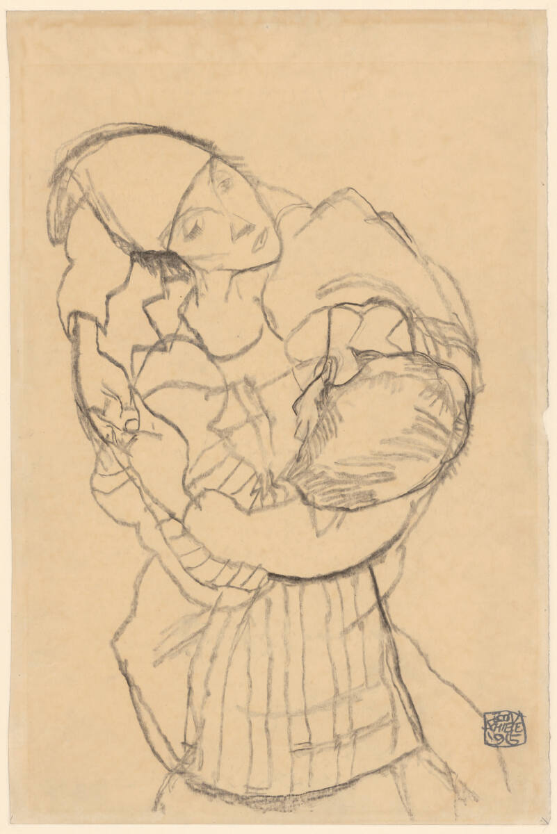 Umarmung, Egon Schiele, 1915