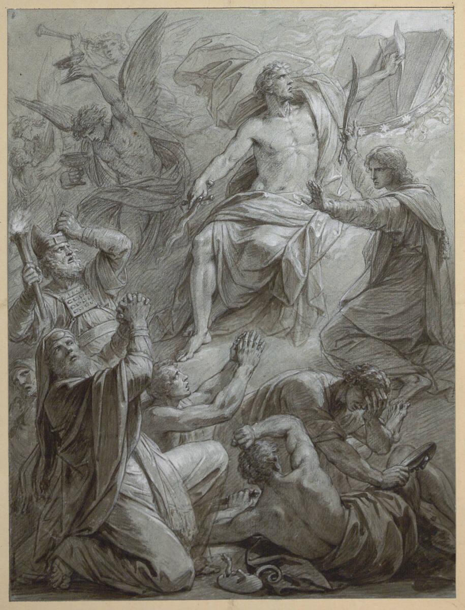 Heinrich Friedrich Füger, Klopstocks Messiade XIX: Christus und das Weltgericht, Inv. Nr.: 2432…