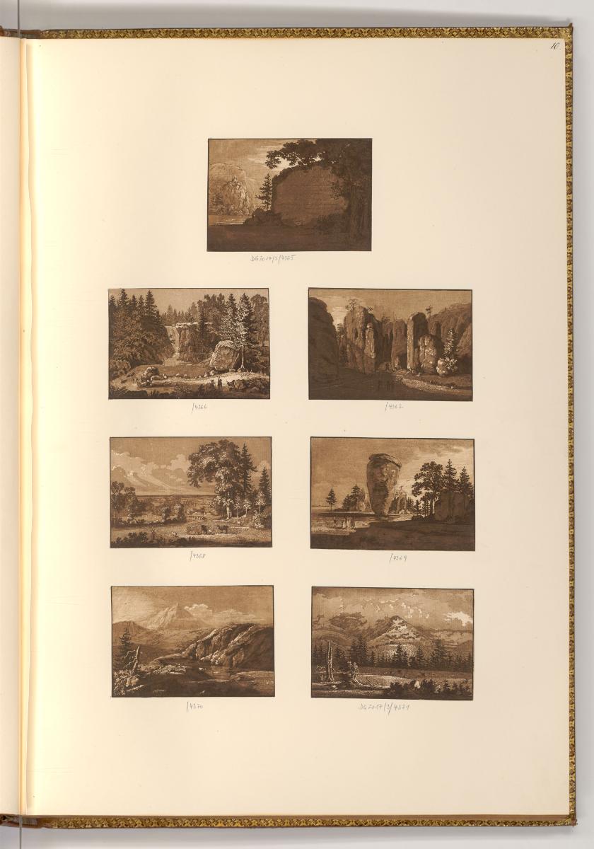 Deutsche Druckgrafiken des späten 18. und 19. Jahrhunderts, Titelblatt, Das Riesengebirge nebst…
