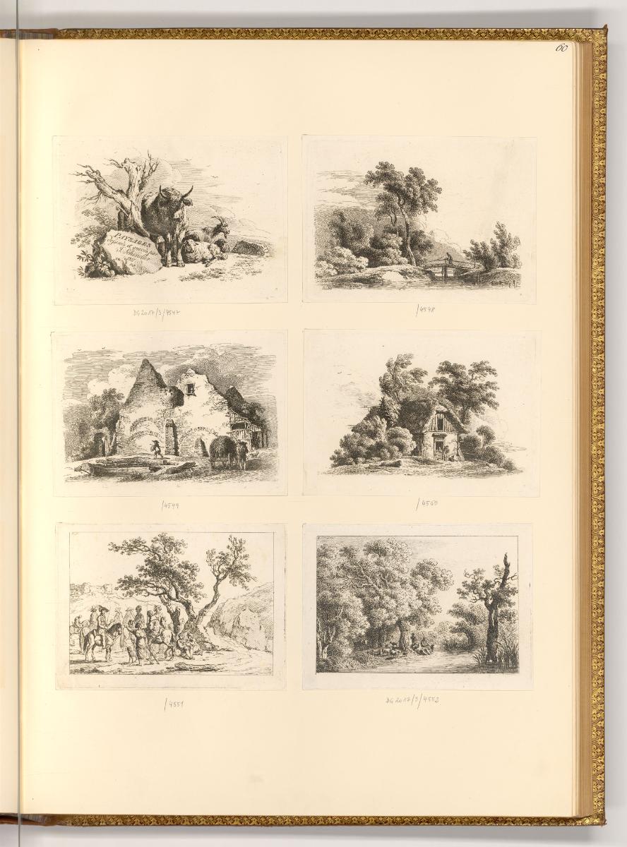 Deutsche Druckgrafiken des späten 18. und 19. Jahrhunderts, Titelblatt, Paysages, Landschaften,…