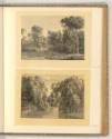 Radierungen von Joseph Fischer und Jakob Gauermann, Blick in den Schlosspark Prugg (Harrachpark…
