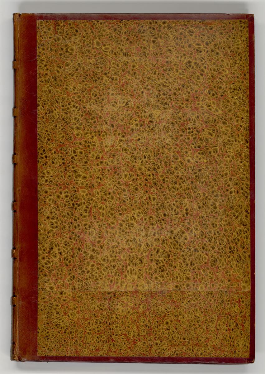 Radierungen von Ludwig Emil Grimm und Georg Christian Wilder, Deckel vorne, Inv. Nr.: Deutsch n…