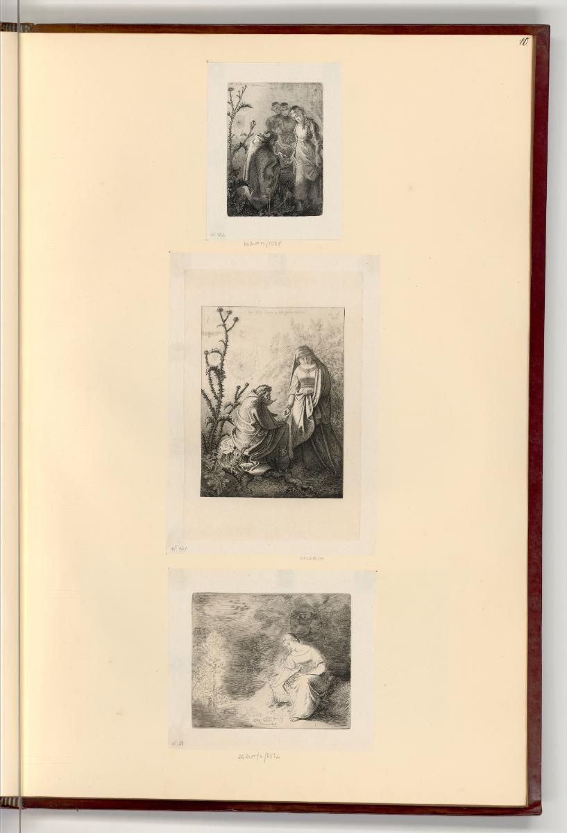 Radierungen von Ludwig Emil Grimm und Georg Christian Wilder, Die alte Lore von Ungedanken, Inv…